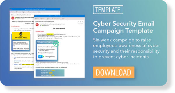 Download your free Cyber security email campaign template for employees